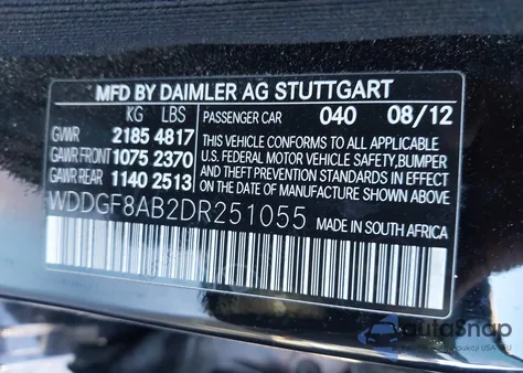 2013 Mercedes-Benz C 300 Sport 4Matic z USA, uszkodzony, nr VIN WDDGF8AB2DR251055